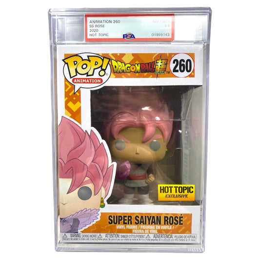 PSA Grade 8.5 2020 Super Saiyan Rose 260 Hot Topic