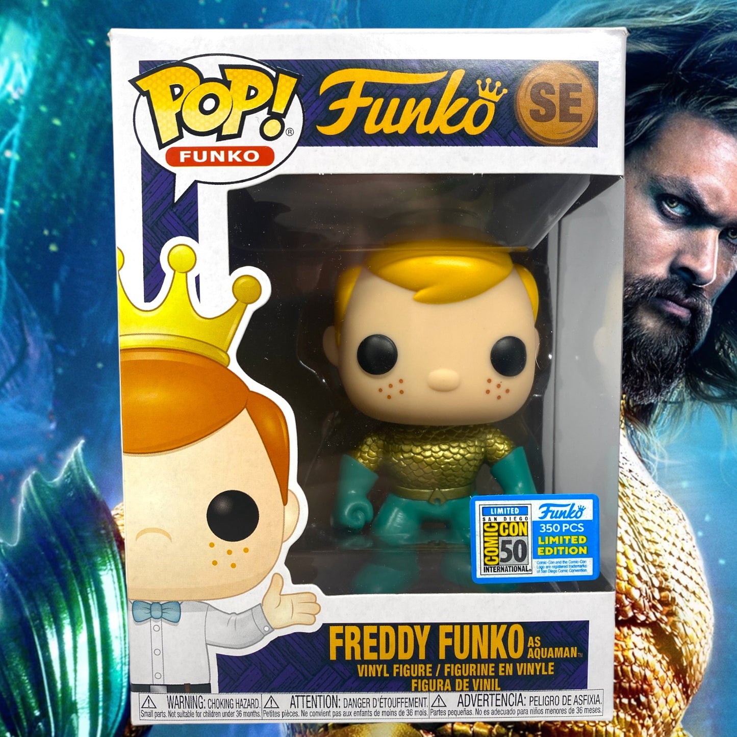 2019 Freddy Funko as Aquaman SE SDCC 350 pcs