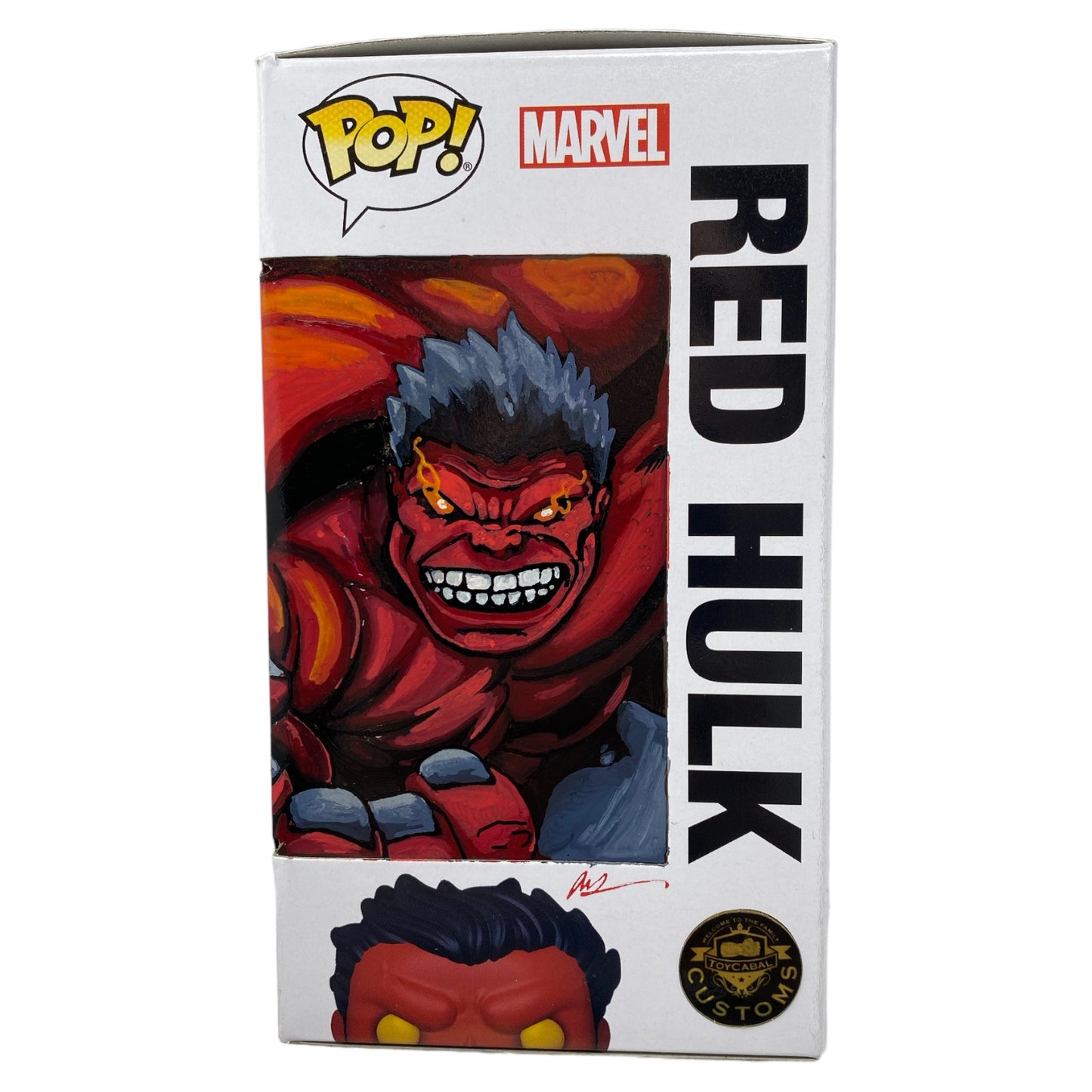 Sold - Marvel - Red Hulk 854 Hot Topic, TCC X “Mooch” Custom