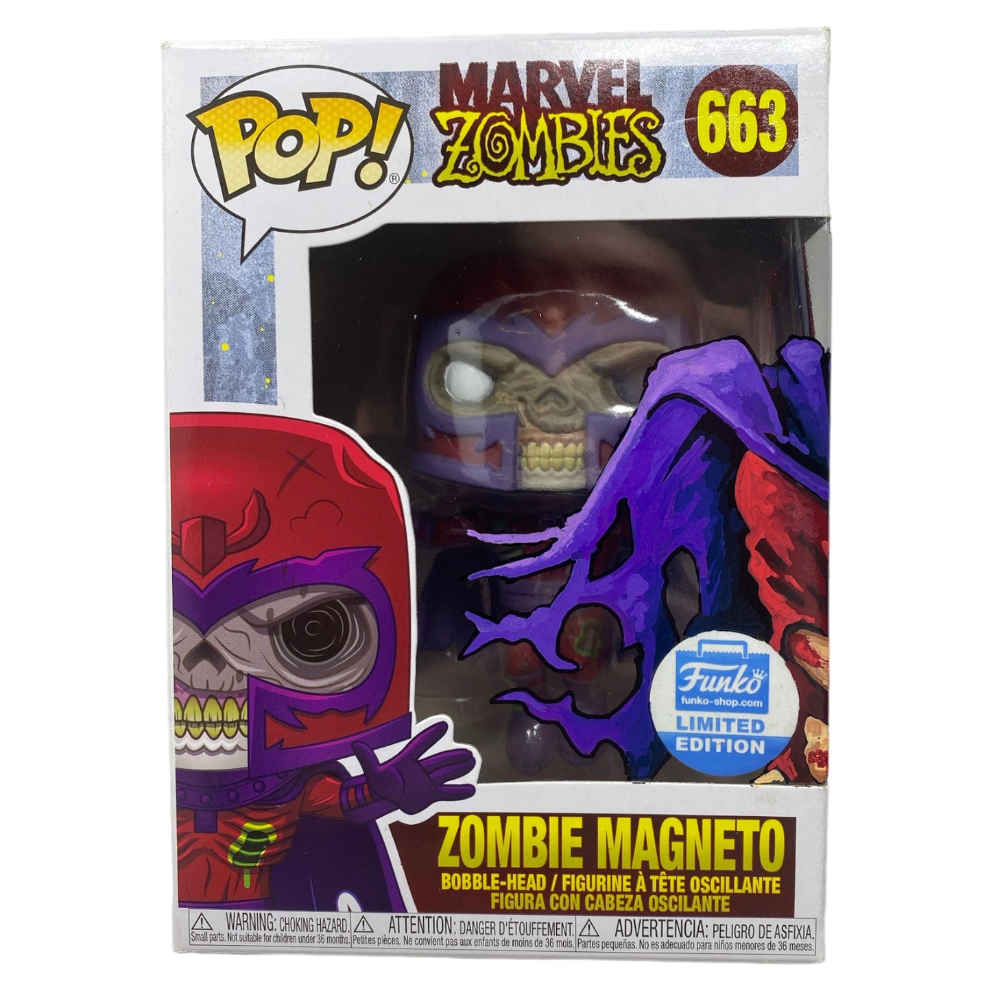 Marvel - Zombie Magneto 663 Funko Shop Exclusive, TCC X “Mooch” Custom