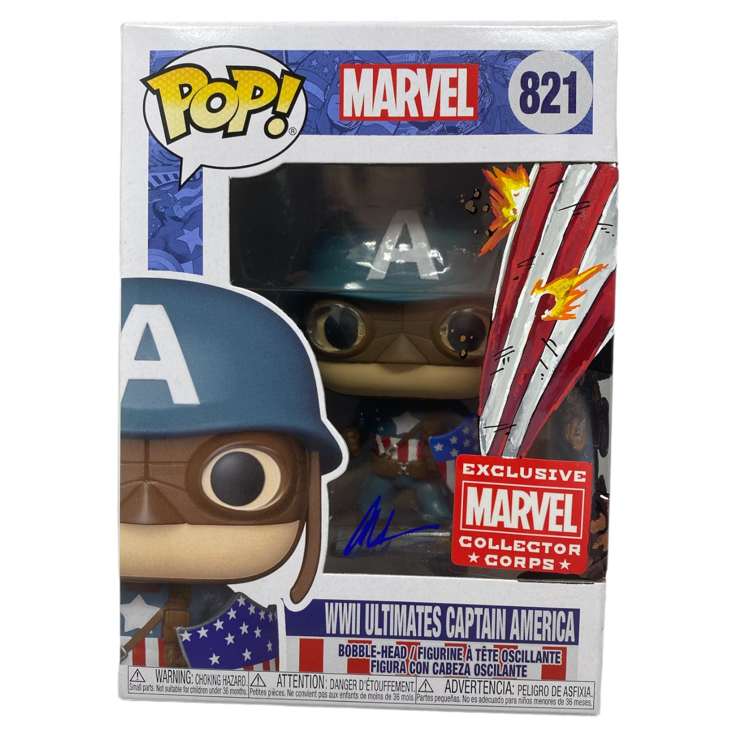 Marvel - WWII Ultimates Captain America 821 Marvel Exclusive, TCC X “Mooch” Custom