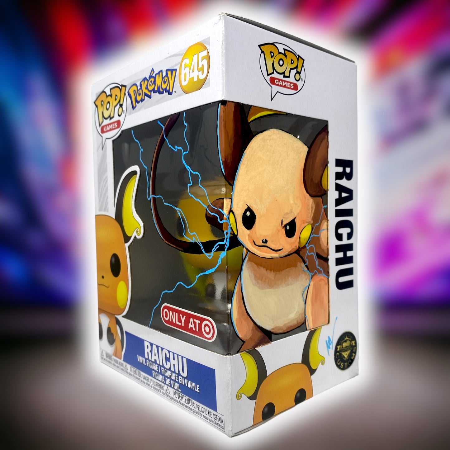 SOLD - Games - Pokemon - Raichu 645 Target Exclusive, TCC X “Mooch” Custom