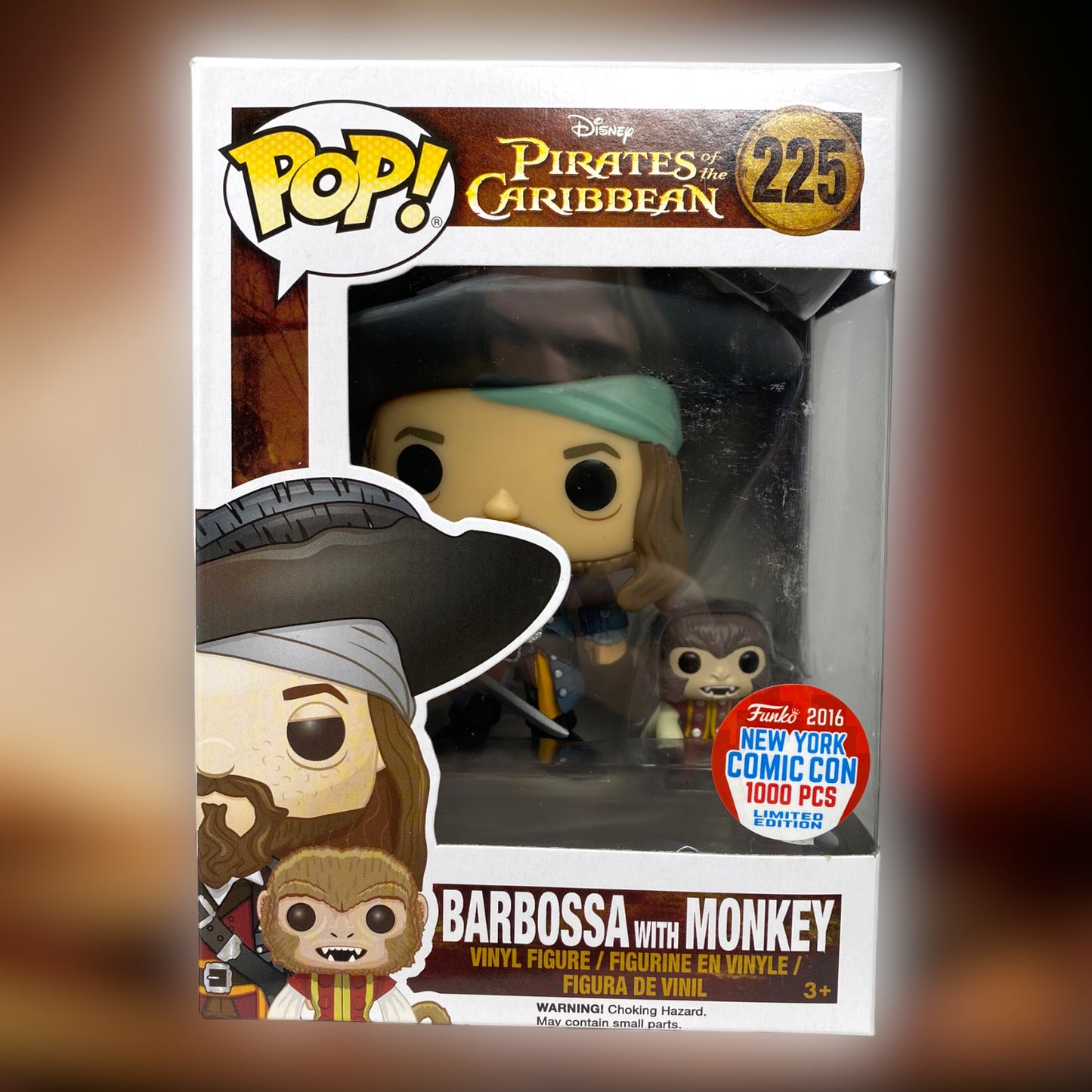 2016 Barbossa with Monkey 225, NYCC 100 pcs