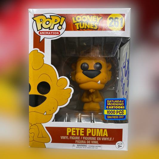 2017 Mike Becker Autographed Pete Puma 261 Saturday Morning Cartoons 1000 pcs