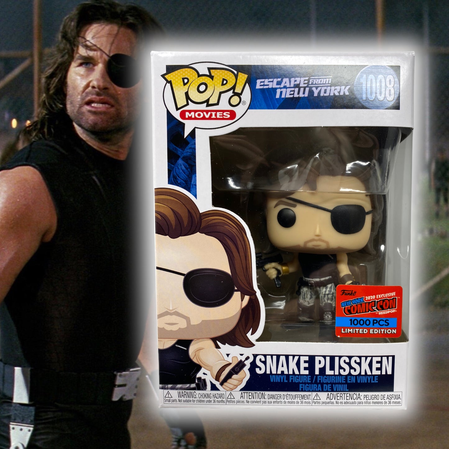 SOLD - 2020 Snake Plissken 1008, NYCC 1000 pcs