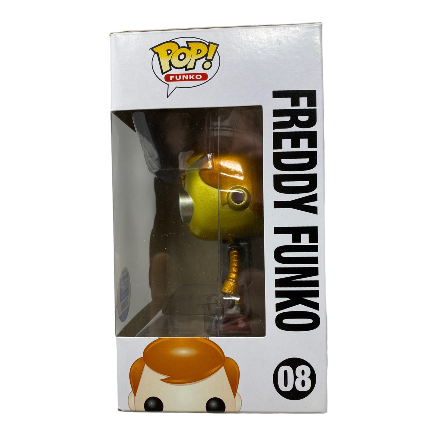 2016 Freddy Funko Golden Robot 08, Funko Shop Exclusive 2000 pcs