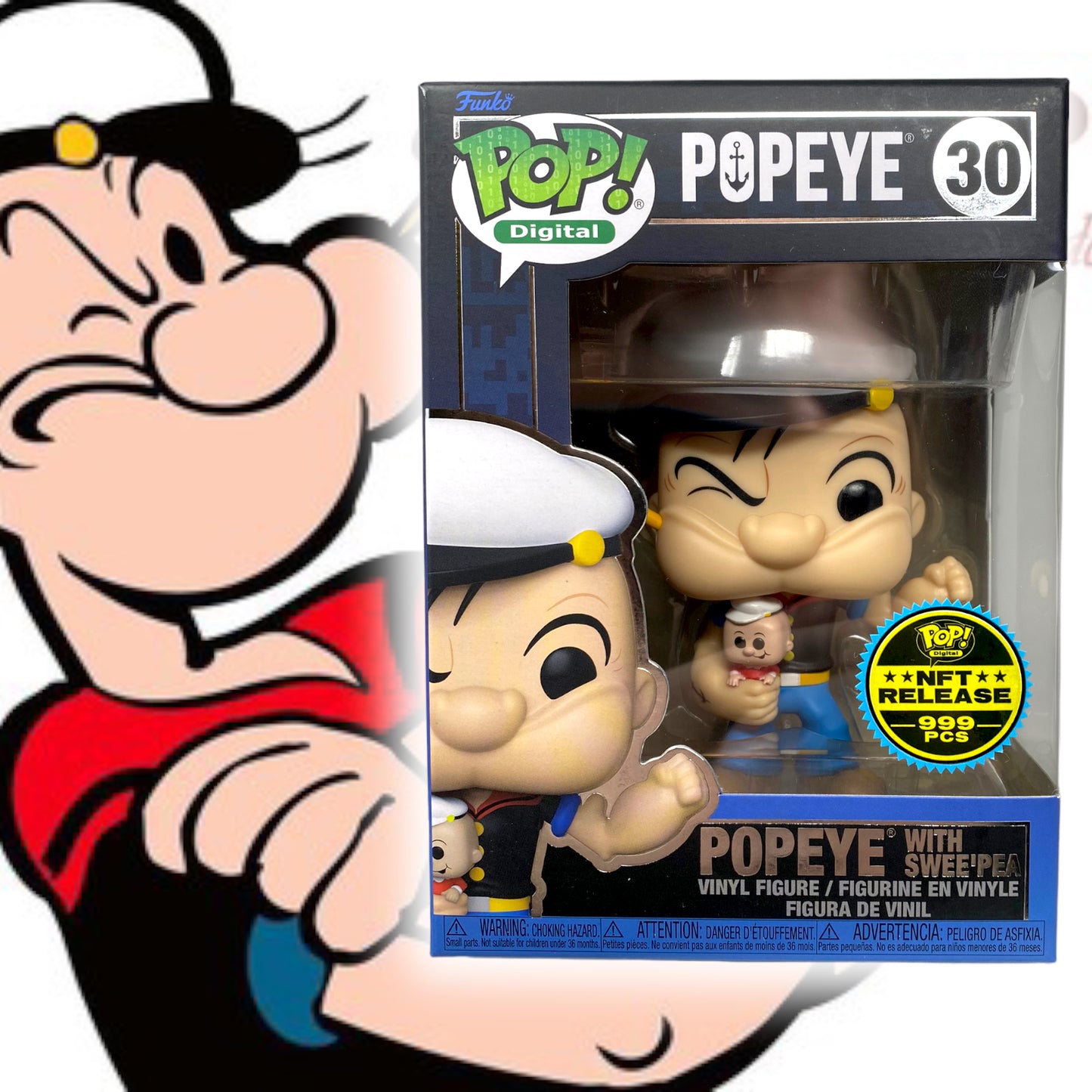 2022 NFT Popeye with Swee’pea 30, NFT Release 999 pcs