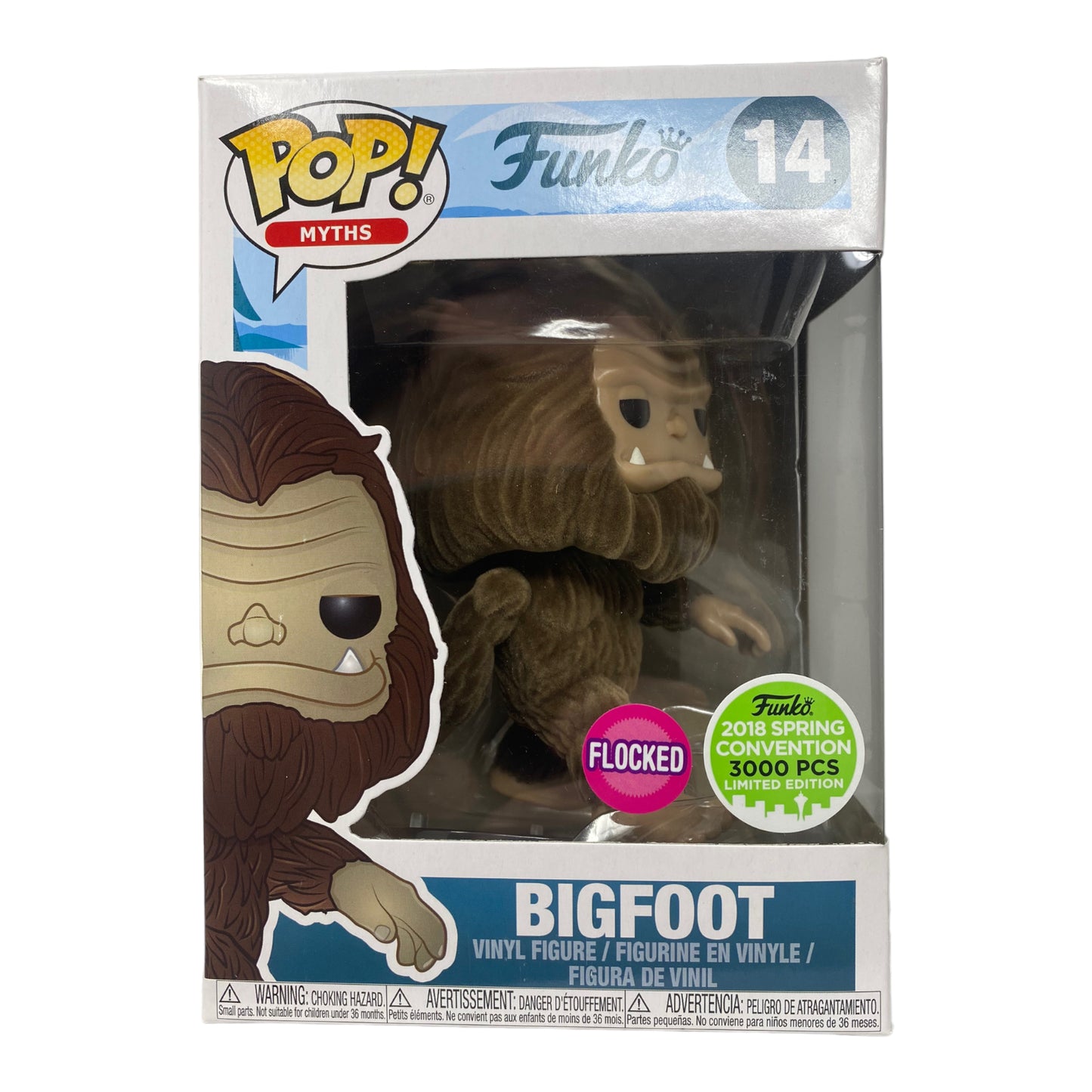 Sold - 2018 Myths - Bigfoot 14, Flocked Spring Convention, 3000 pcs
