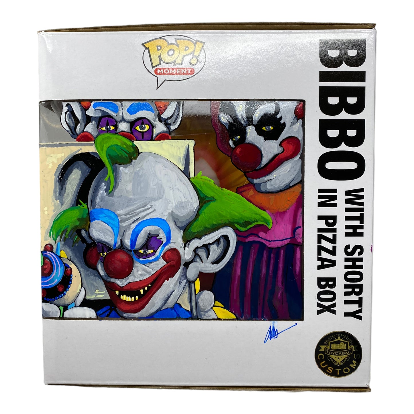 Sold Moment - Killer Klowns - Bibbo with Shorty in Pizza Box 1362, TCC X “Mooch” Custom