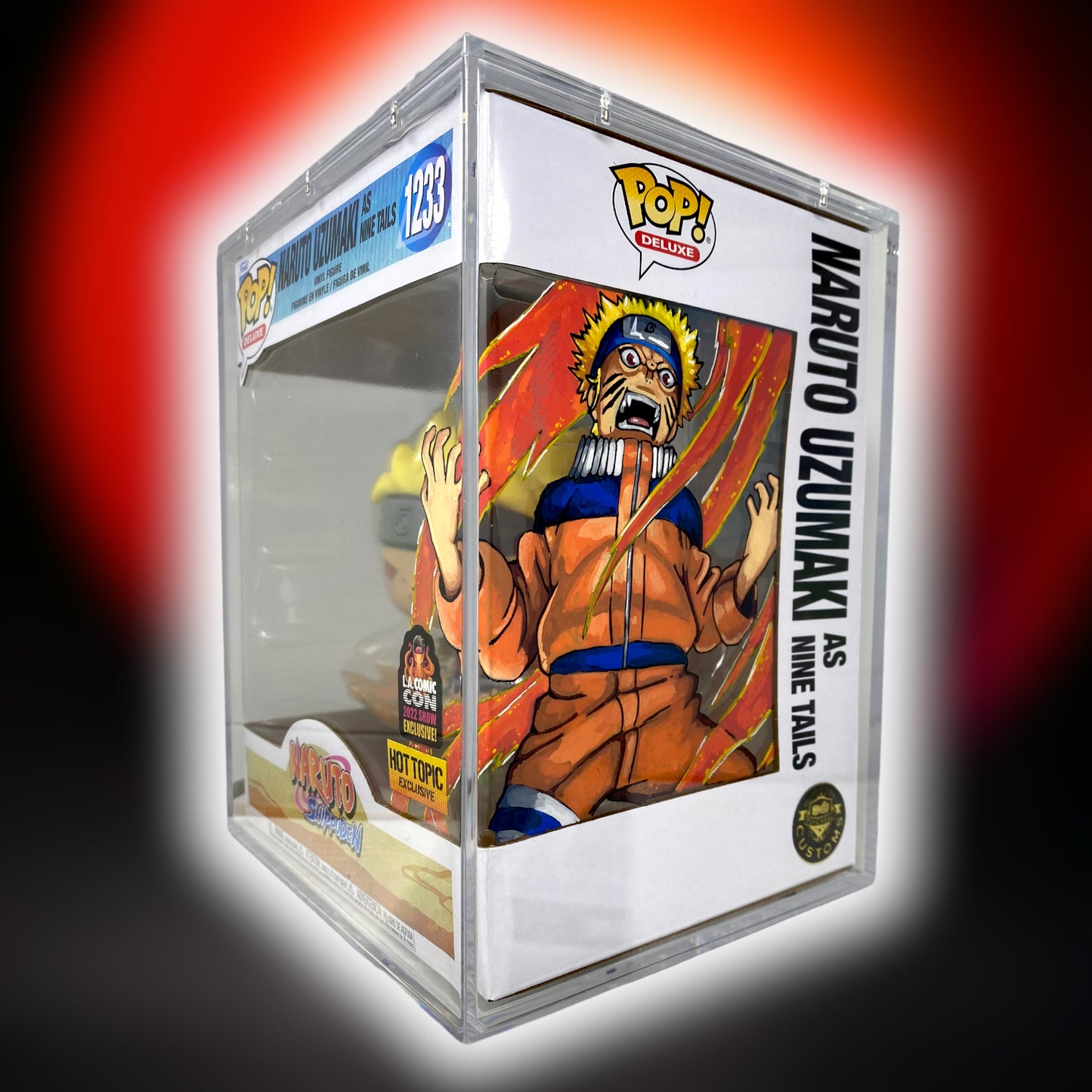 Sold - Anime (Deluxe) - Naruto Uzumaki as Nine Tails 1233, L.A. Con Exclusive, Hot Topic, TCC X “Mooch” Custom