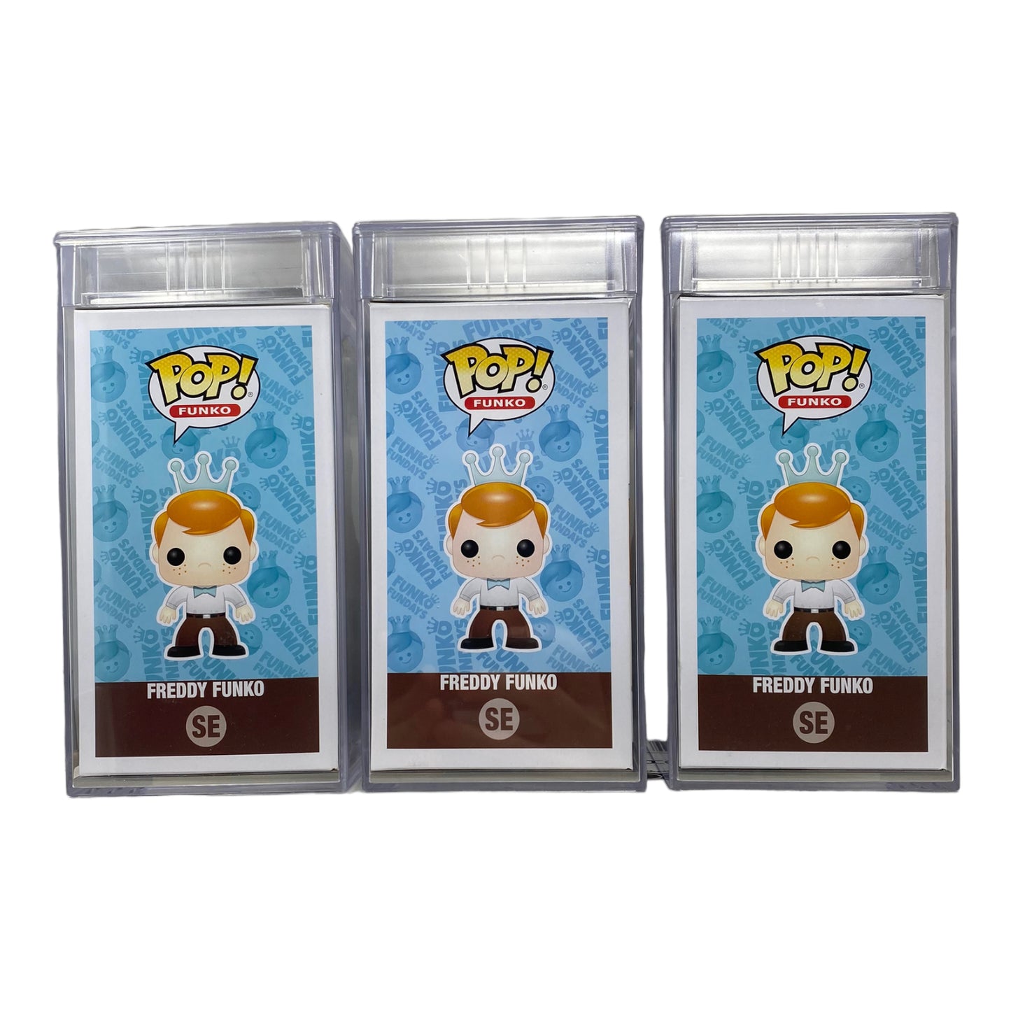 Sequentially PSA Graded - Freddy Funko as Rangers Set, 2017 SDCC 525 pcs 8.5 red 8.5 blue 9 white ranger