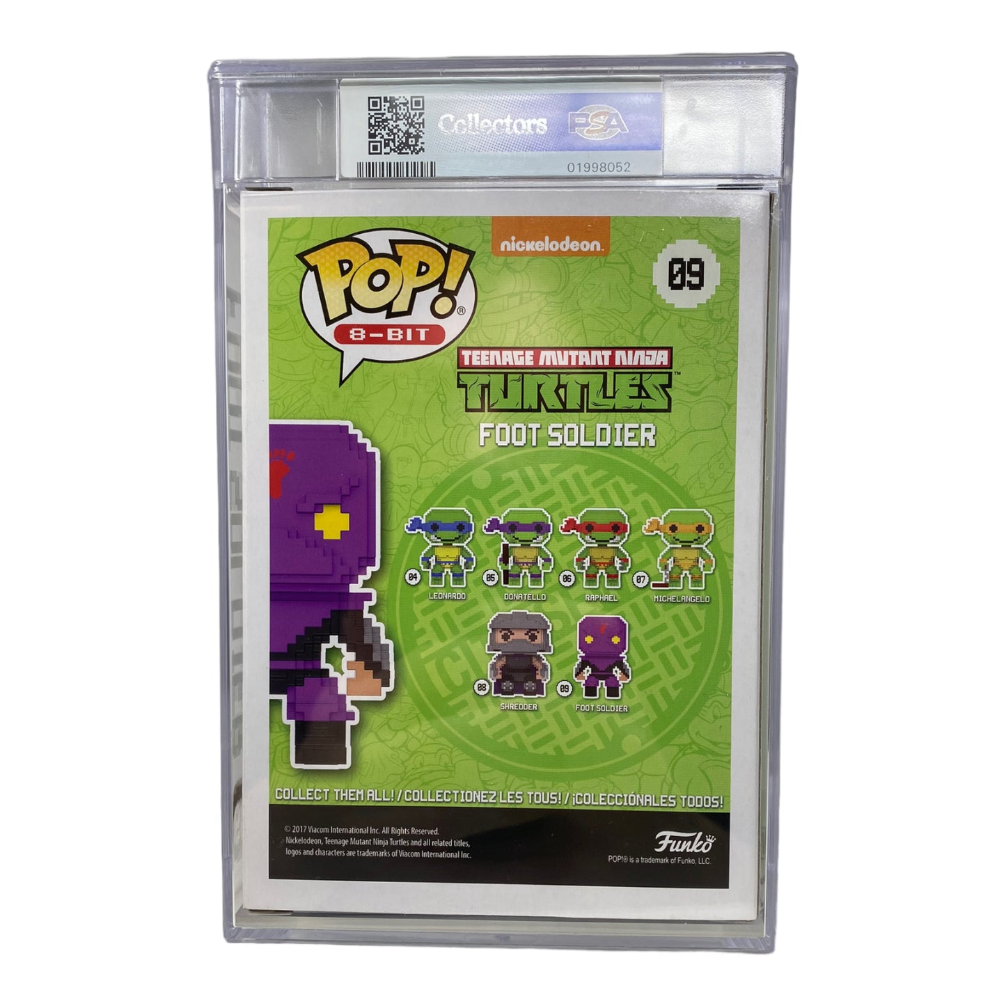 PSA Graded Teenage Mutant Ninja Turtles - Foot Soldier Set NYCC, 500 pcs