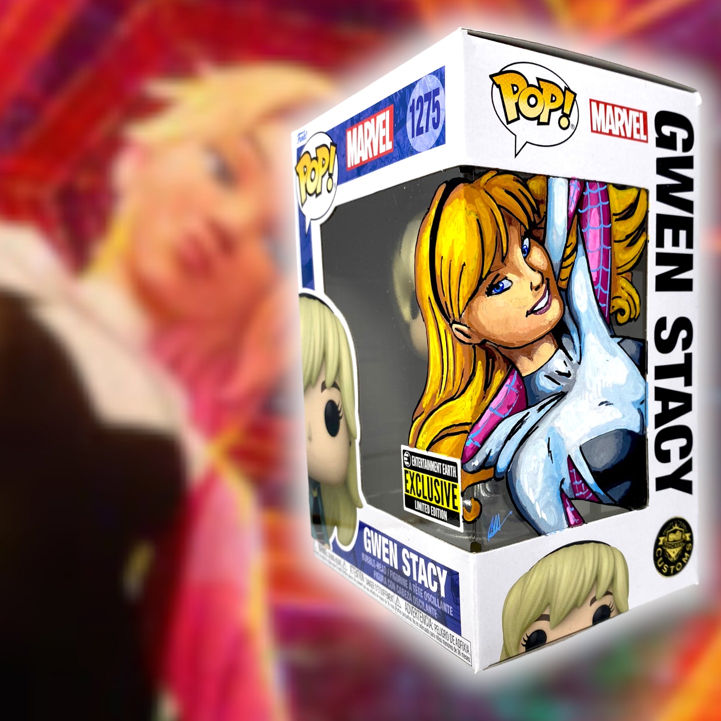 Sold - Marvel - Gwen Stacy 1275, Entertainment Earth Exclusive, TCC X “Mooch” Custom