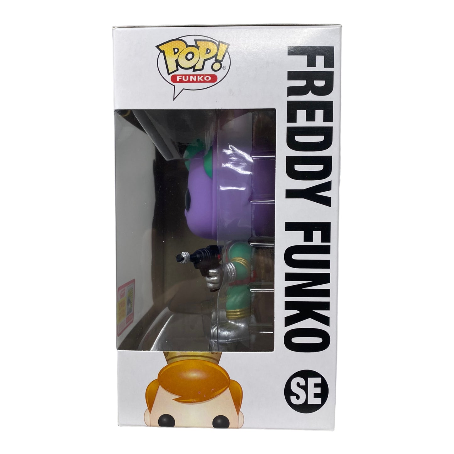 Sold - 2018 Freddy Funko as an Alien with Ray Gun SE, SDCC 450 pcs