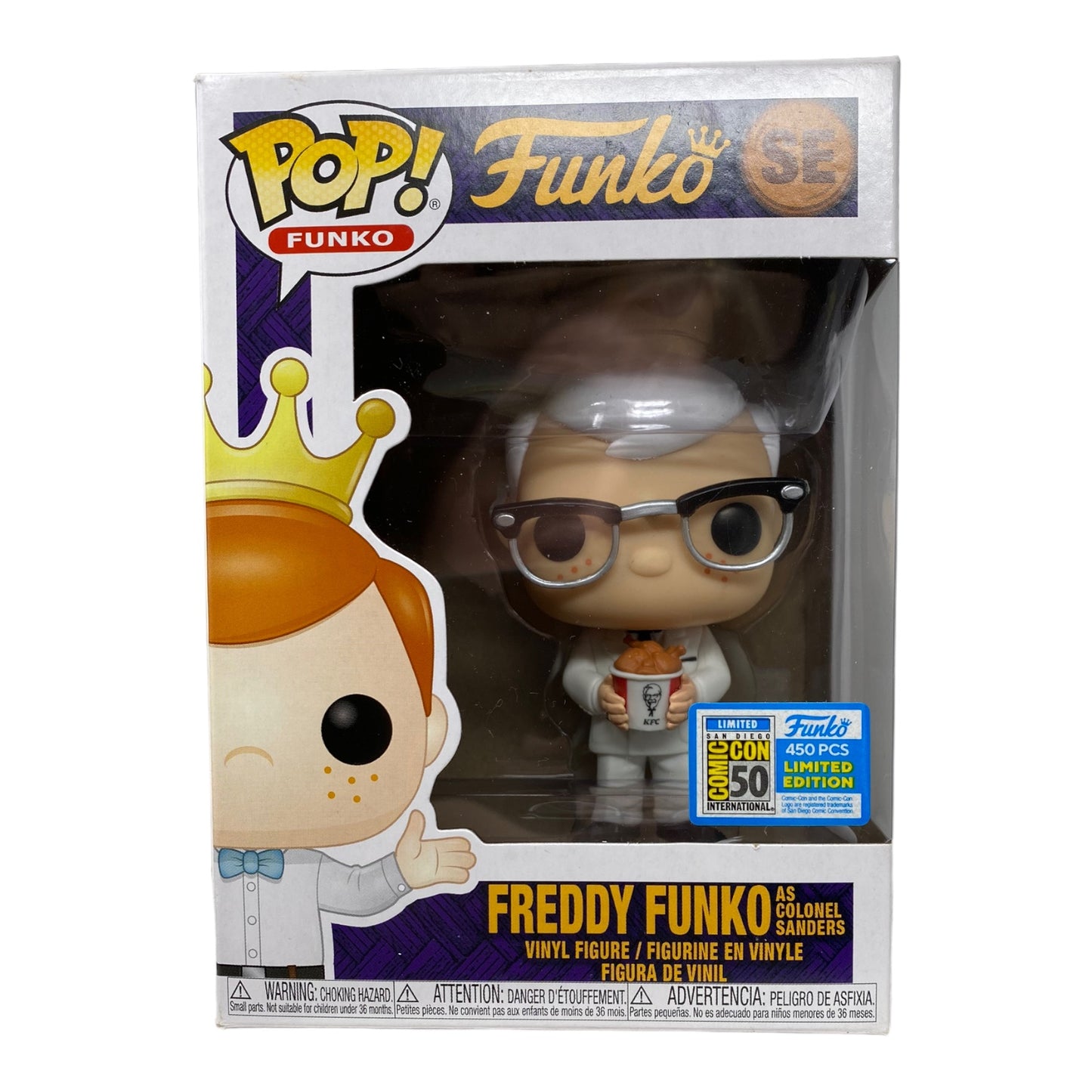 2019 Freddy Funko as Colonel Sanders SE, SDCC 450 pcs