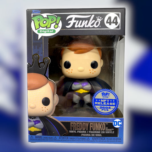 Sold 2022 NFT Freddy Funko as Batman 44, NFT Release 2694 pcs