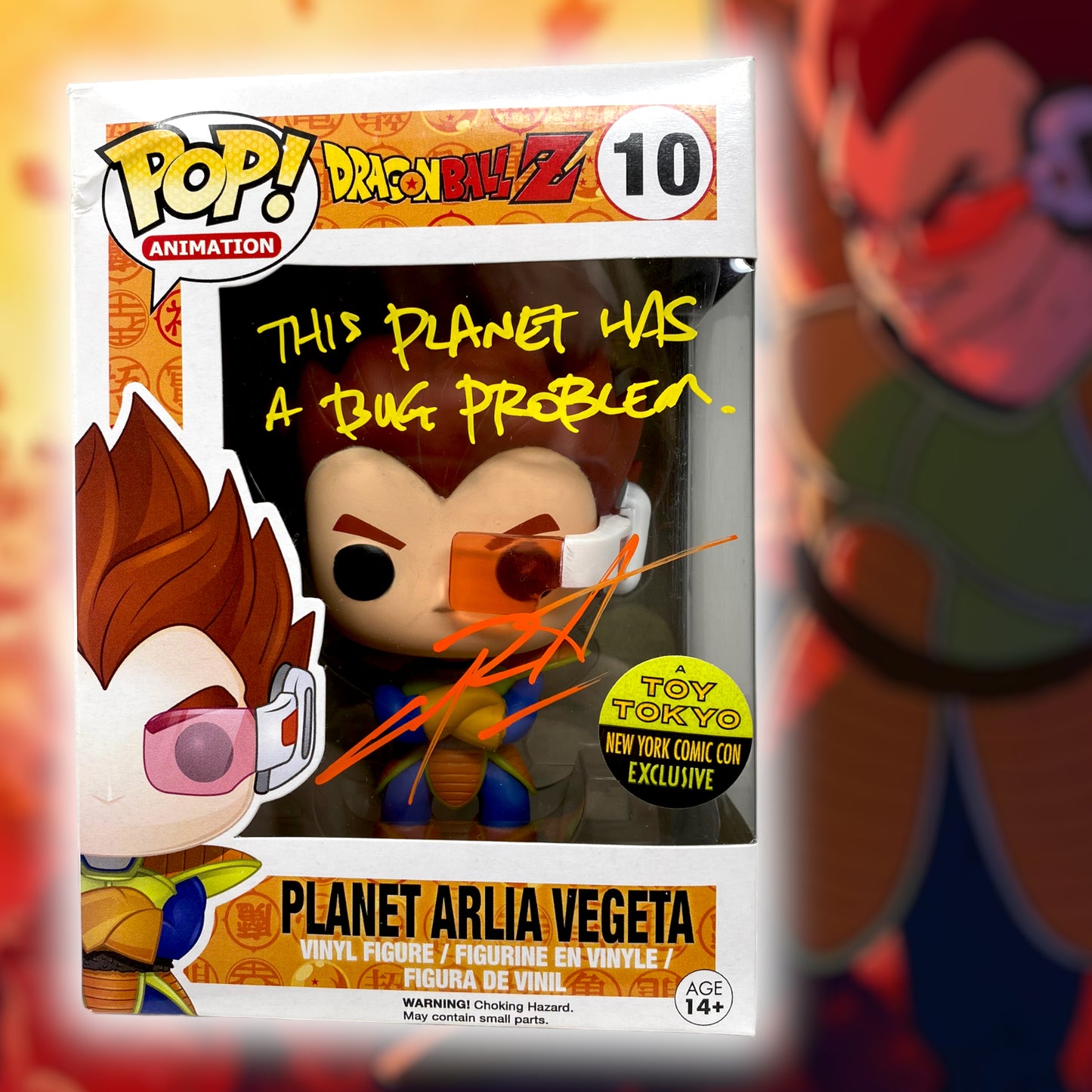 2014 Autographed Planet Arlia Vegeta 10, TT NYCC Exclusive – Toy