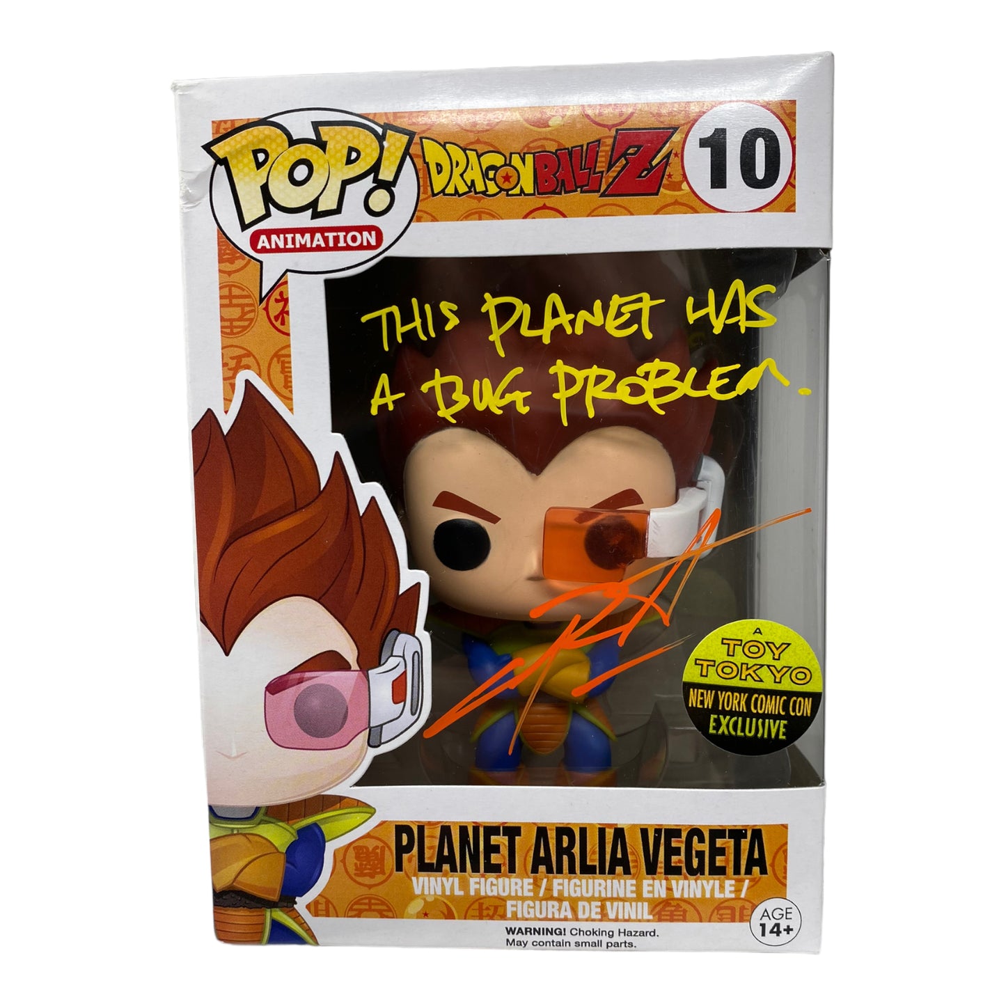 2014 Autographed Planet Arlia Vegeta 10, TT & NYCC Exclusive