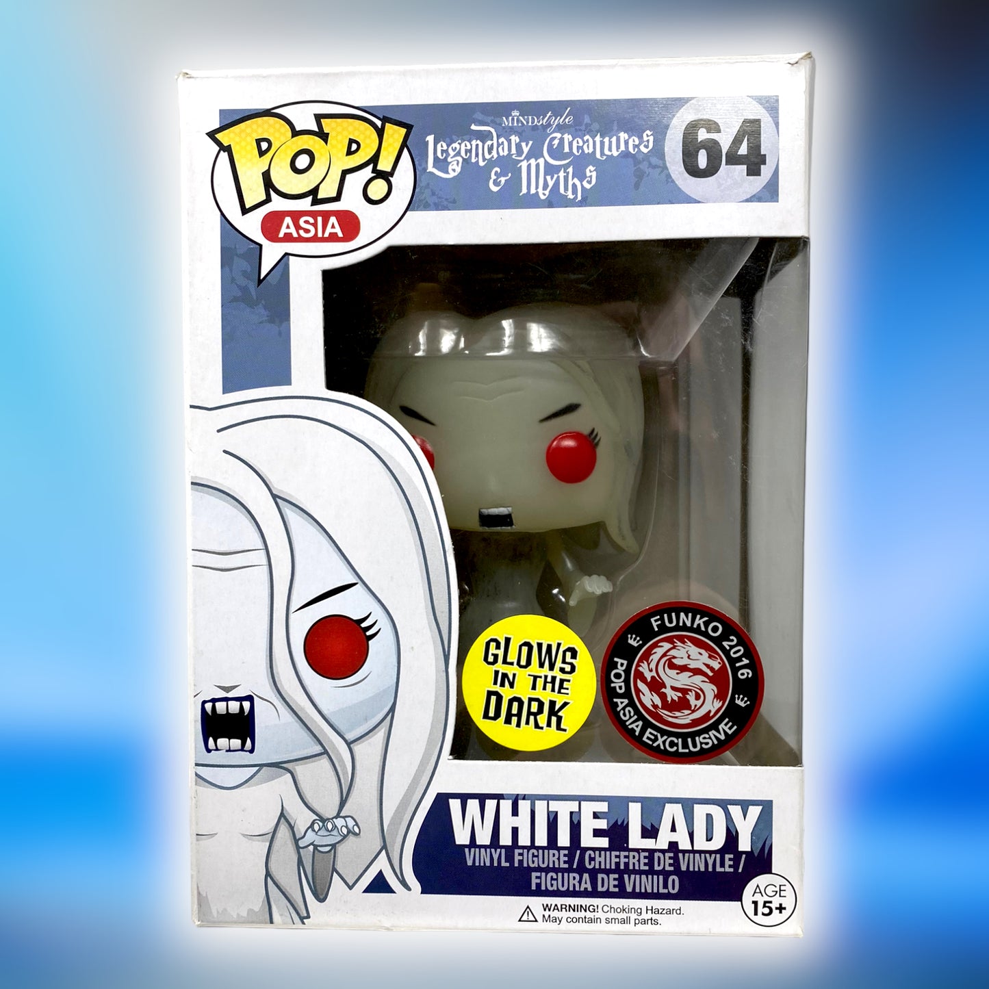 2015 White Lady 64, Glows in the Dark, Pop Asia Exclusive