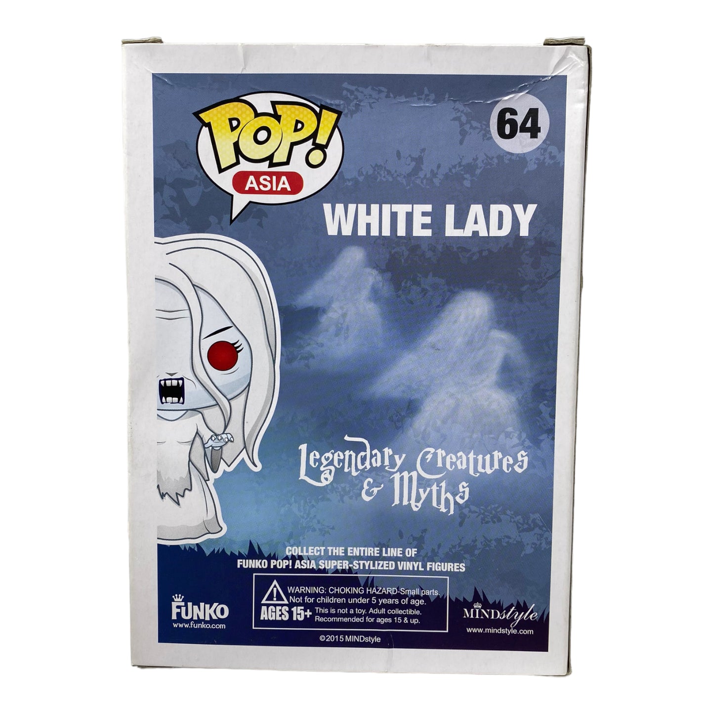 2015 White Lady 64, Glows in the Dark, Pop Asia Exclusive