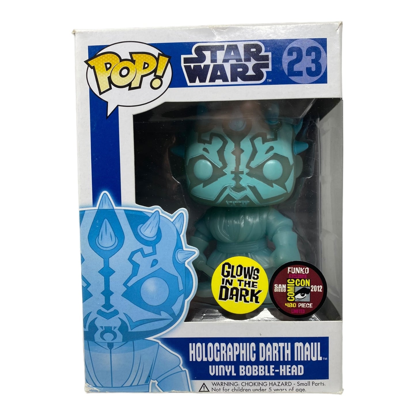 2012 - Holographic Darth Maul 23, GITD, SDCC 480 pcs