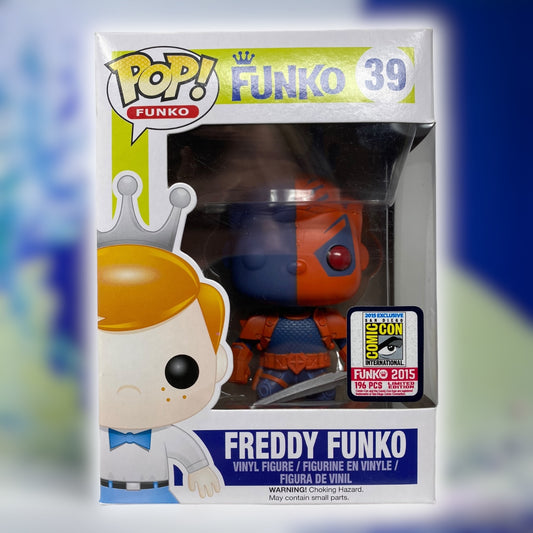 2015 - Freddy Funko as Deathstroke 39, SDCC 196 pcs (Light Damage)