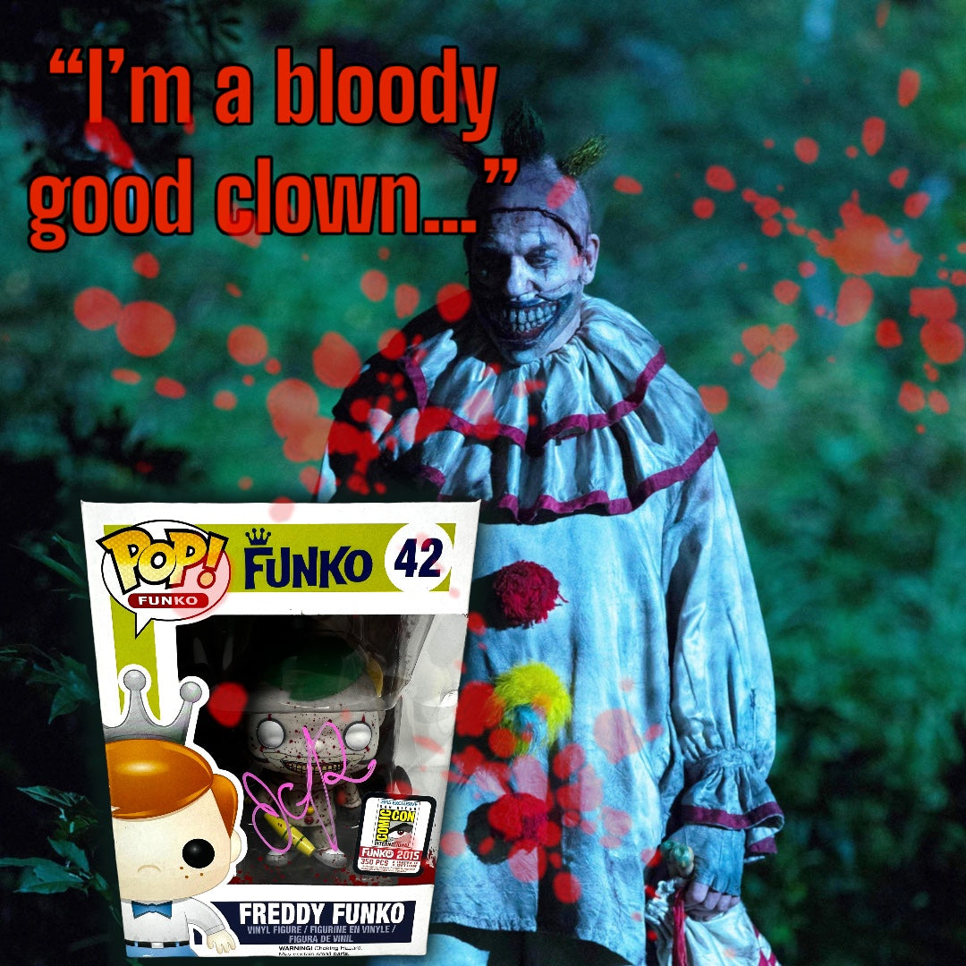 Sold 2015 Freddy Funko Twisty Bloody John Carroll Lynch Signed JSA COA LE500