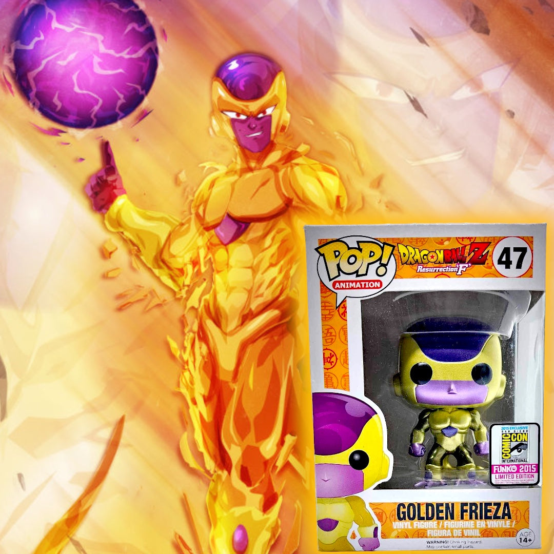 Sold 2015 Golden Frieza Black Eyes SDCC Exclusive