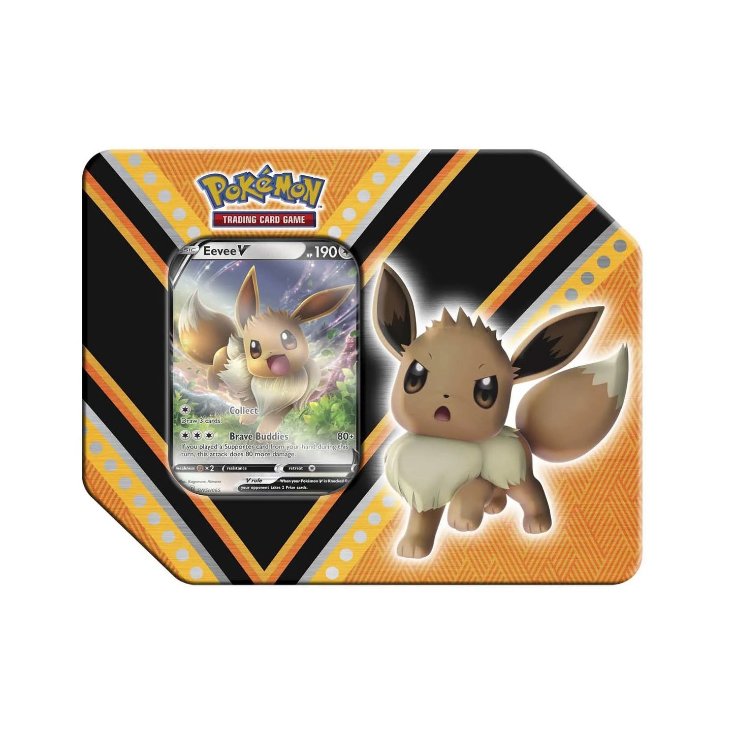 Eevee V Powers Tin Pokemon TCG