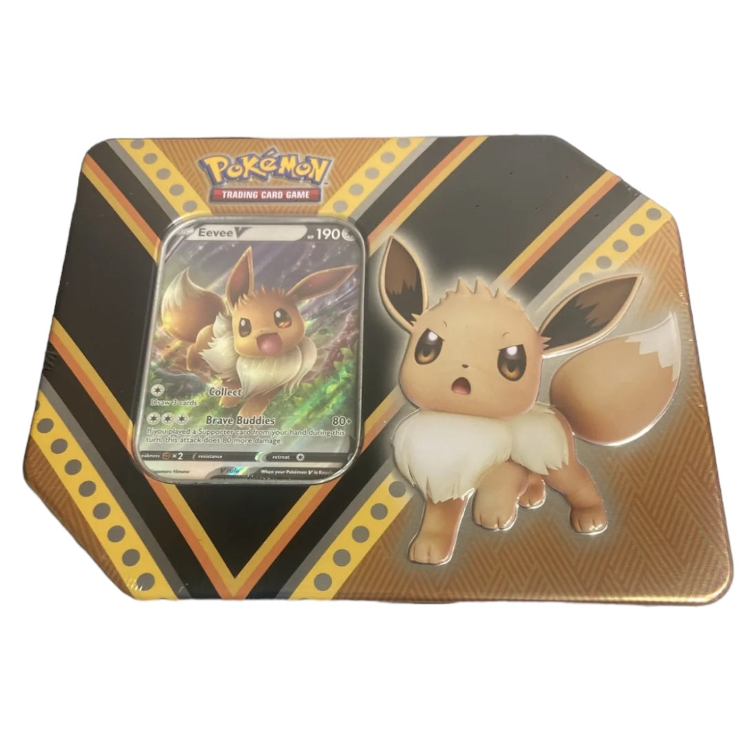 Eevee V Powers Tin Pokemon TCG