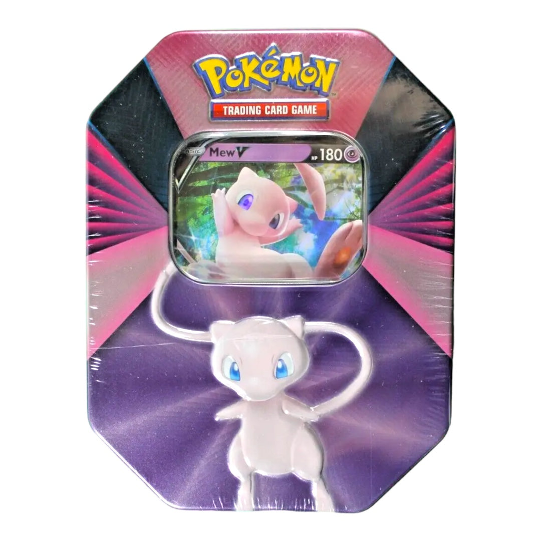 Mew TCG V Forces Tin (English) - 4 Packs - Promo Card