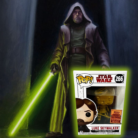 Sold 2019 SDCC Freaky Tiki Fundays Gold Luke Skywalker LE80