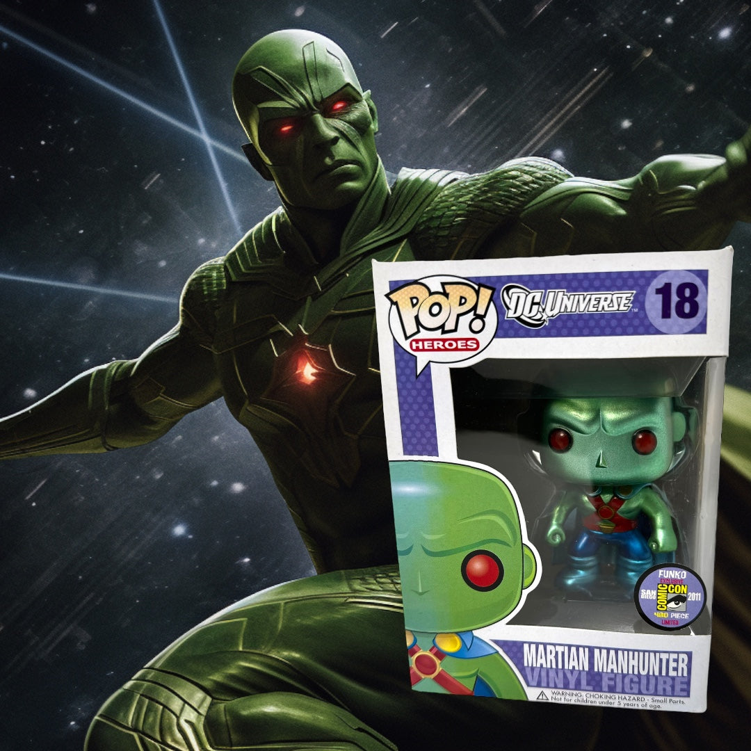 Sold 2011 SDCC 480 PCs Metallic Martian Manhunter