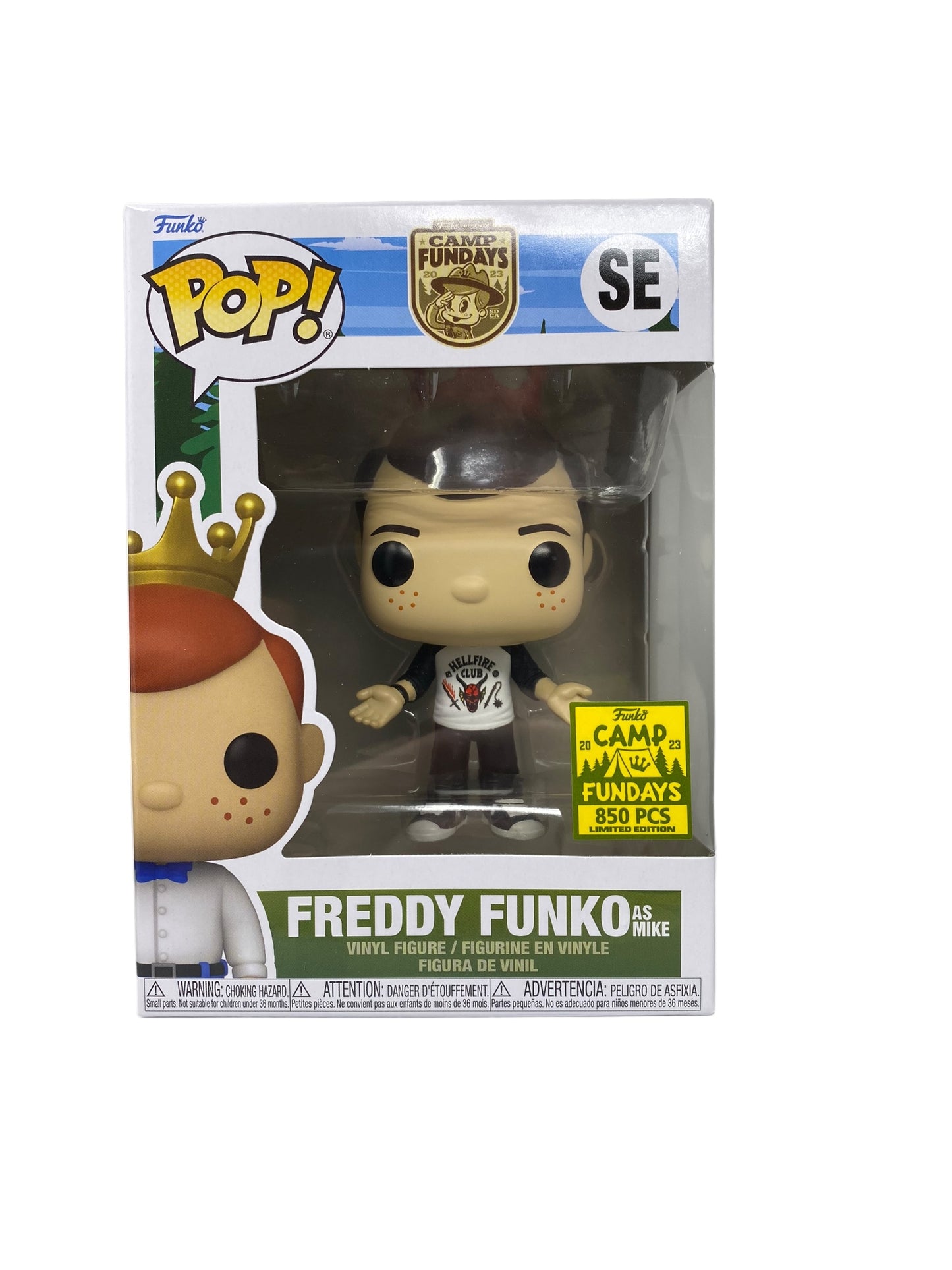 2023 Freddy Funko as Mike SE Camp Fundays 850 pcs