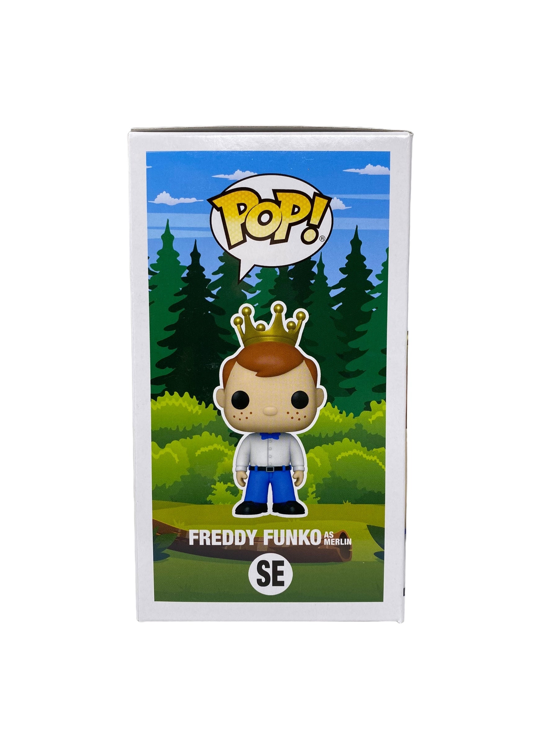 Camp Fundays Freddy popular Funko as Merlin Funko Pop