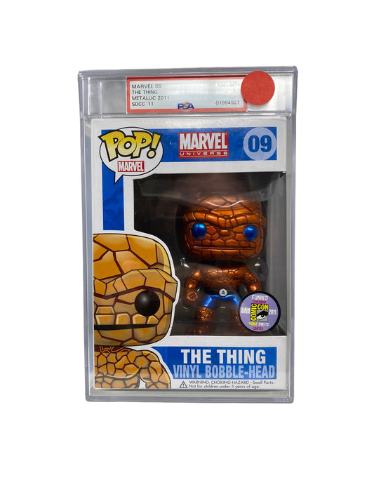 PSA Grade 8.5 Metallic 2011 The Thing 09, SDCC 480 pcs