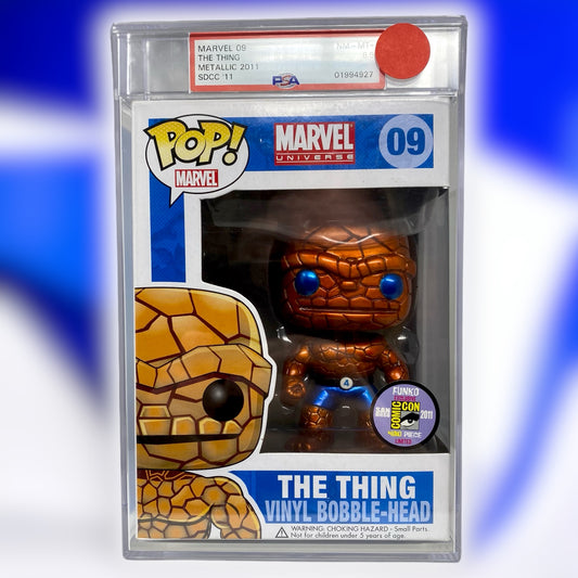 PSA Grade 8.5 Metallic 2011 The Thing 09, SDCC 480 pcs