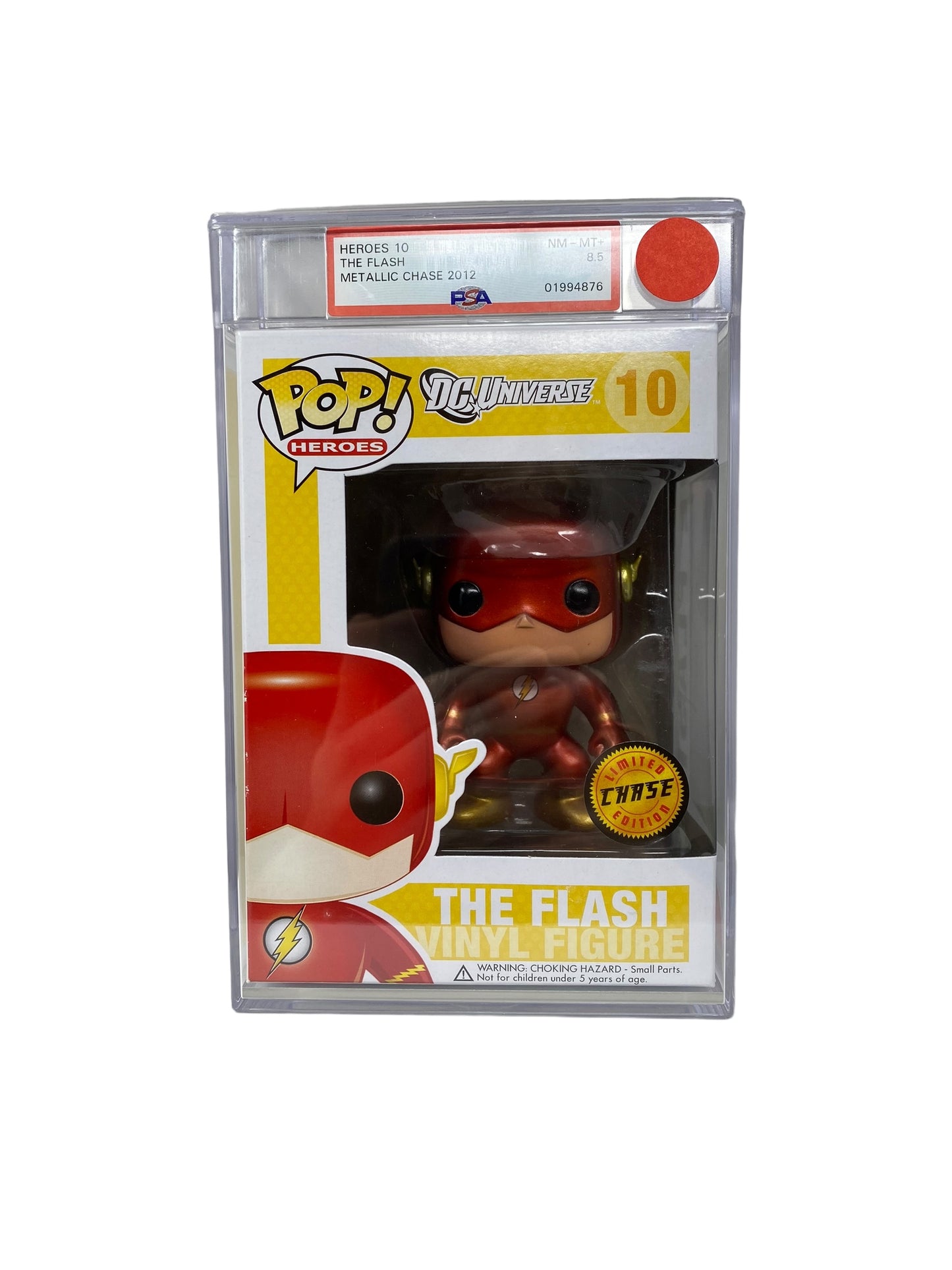 PSA Grade 8.5 - Metallic The Flash 10, Chase