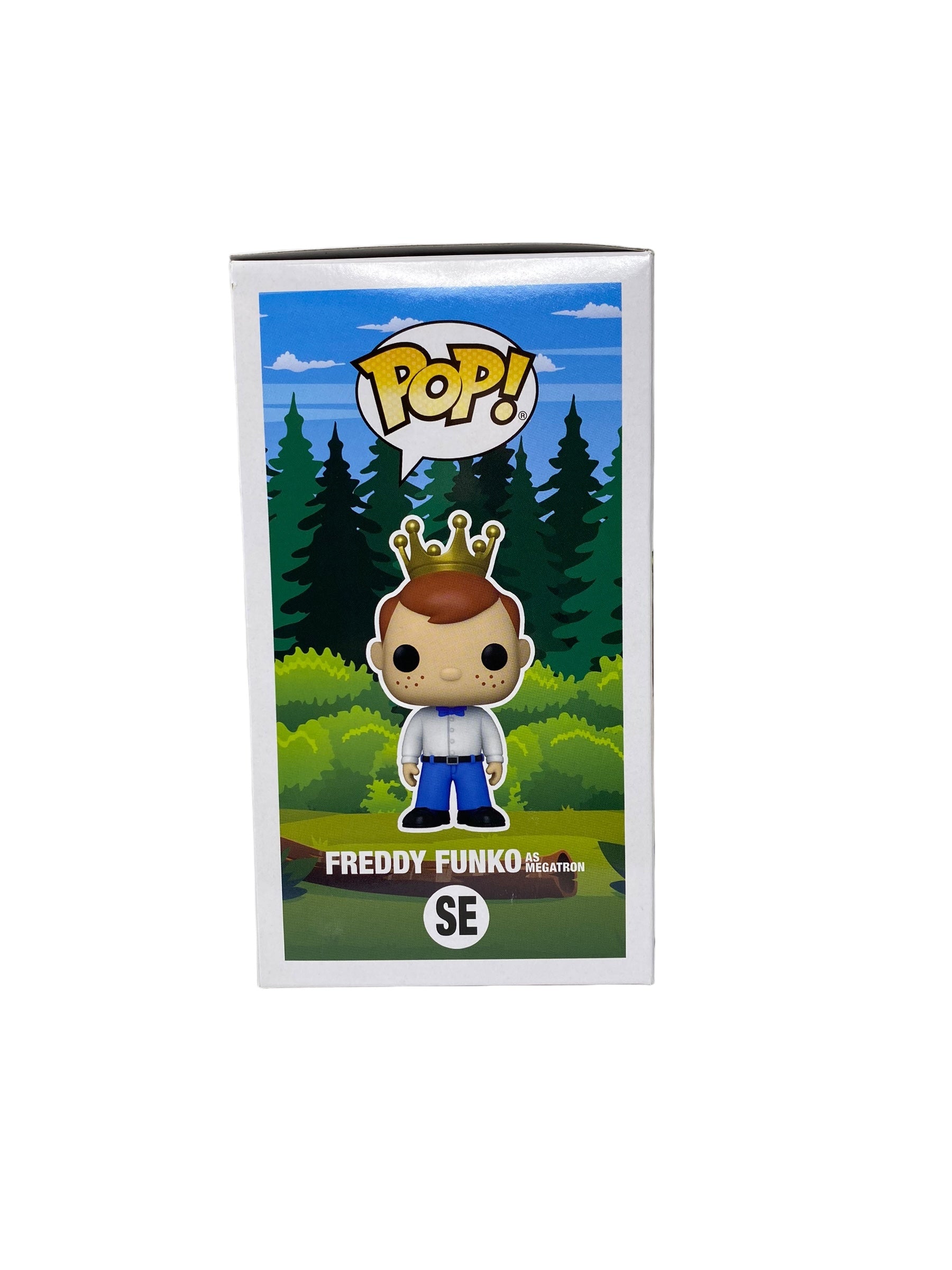 Funko pop freddy funko as offers Megatron metallic