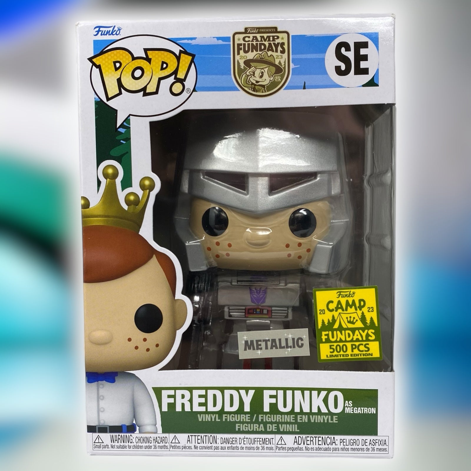 Freddy Funko as megatron on sale metallic