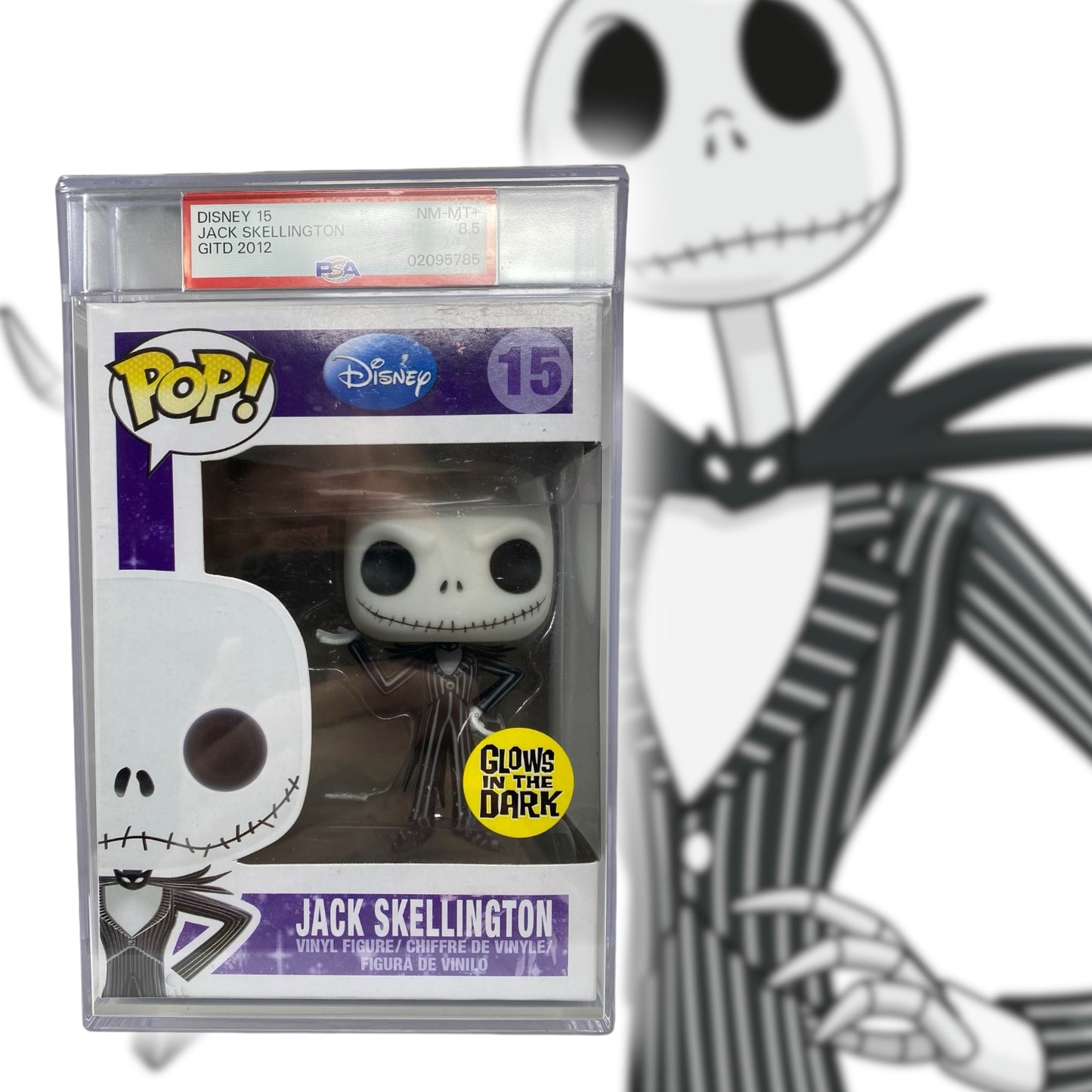 PSA Grade 8.5 - 2012 GITD Jack Skellington 15