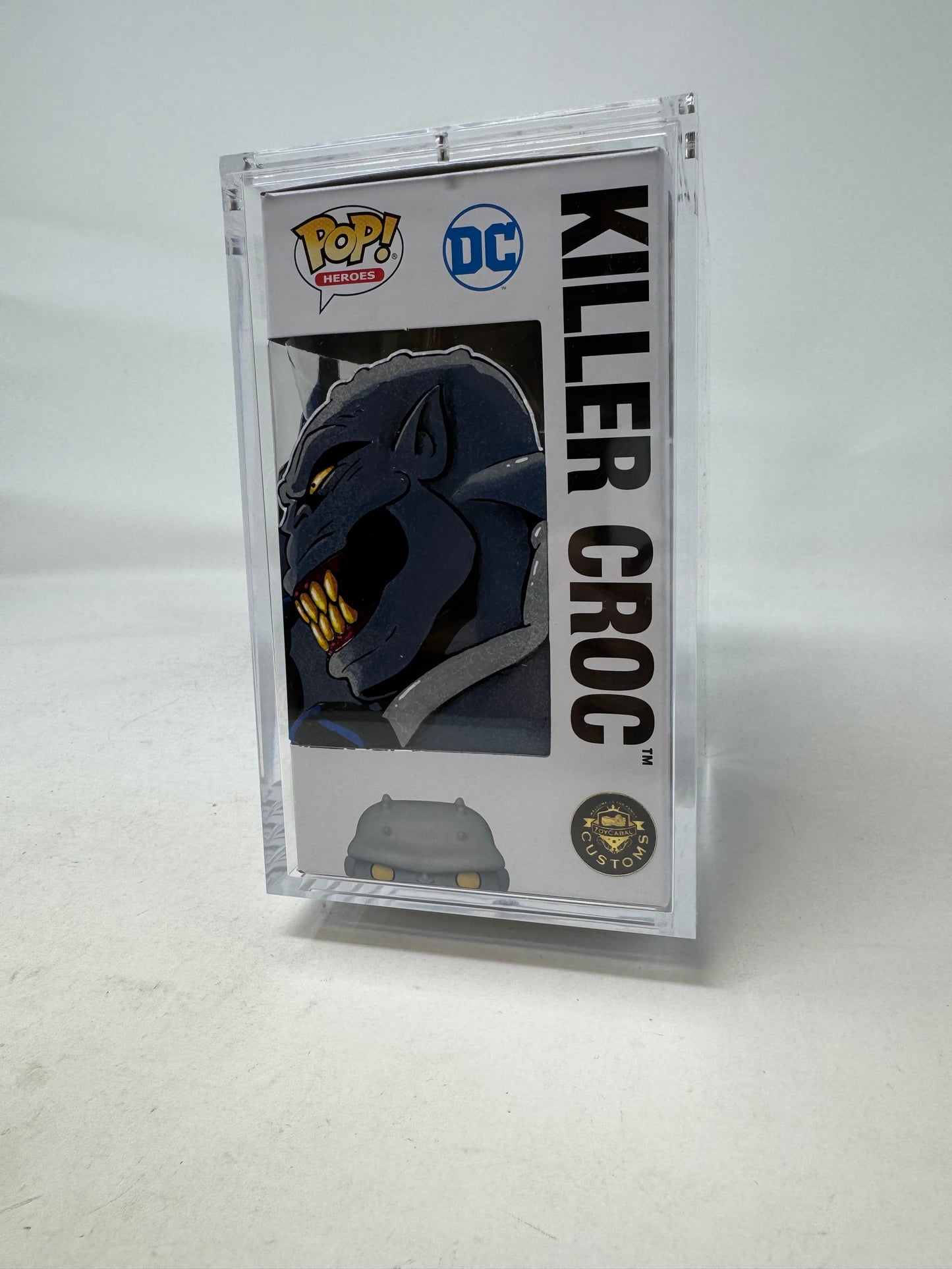 Heroes- Batman the Animated Series Killer Croc 545 TCC X Mooch Custom (Close Up)