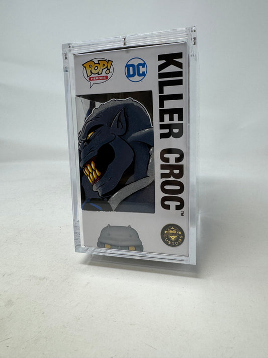 Heroes- Batman the Animated Series Killer Croc 545 TCC X Mooch Custom (Close Up)