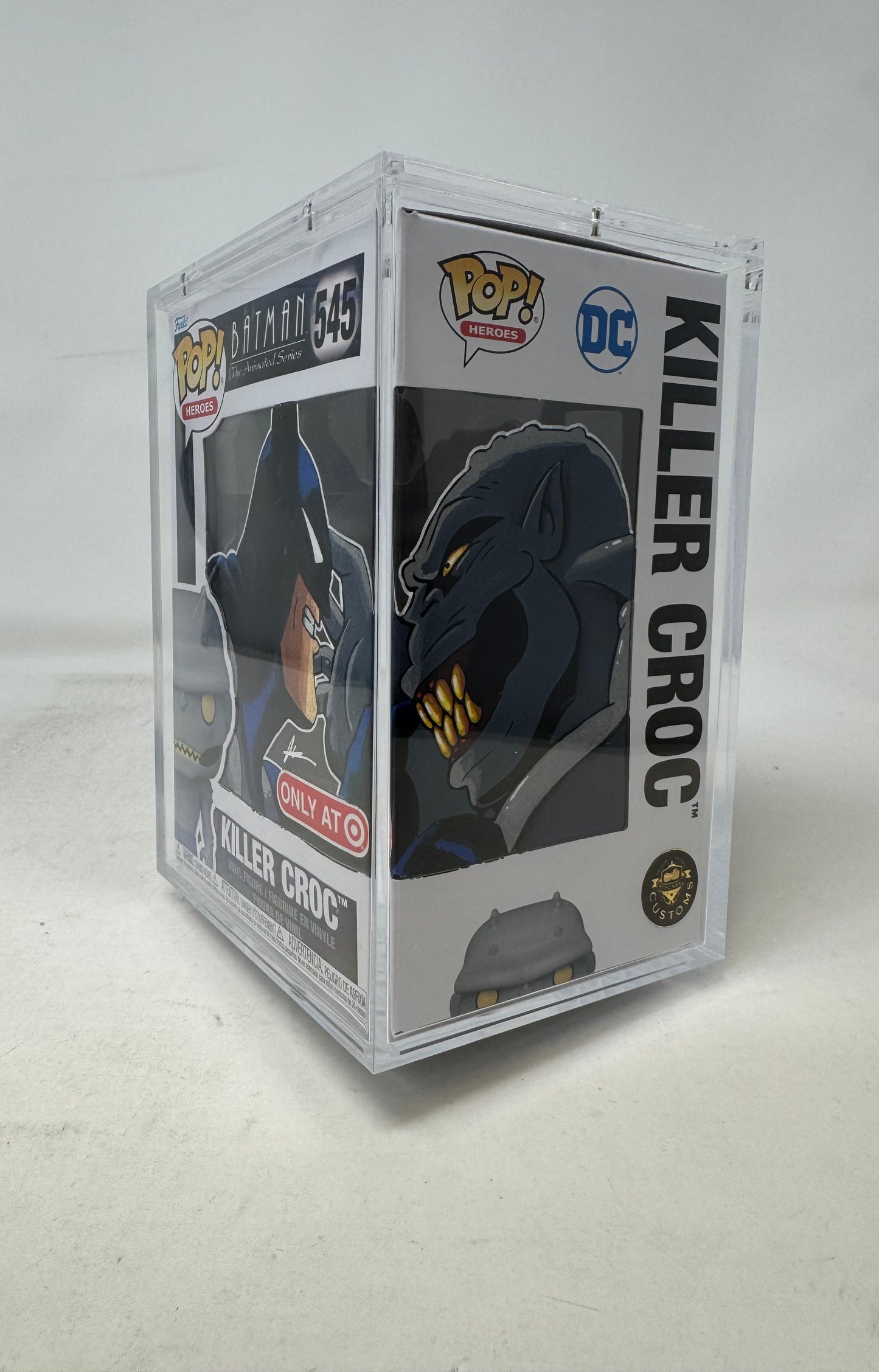 Heroes- Batman the Animated Series Killer Croc 545 TCC X Mooch Custom (Close Up)