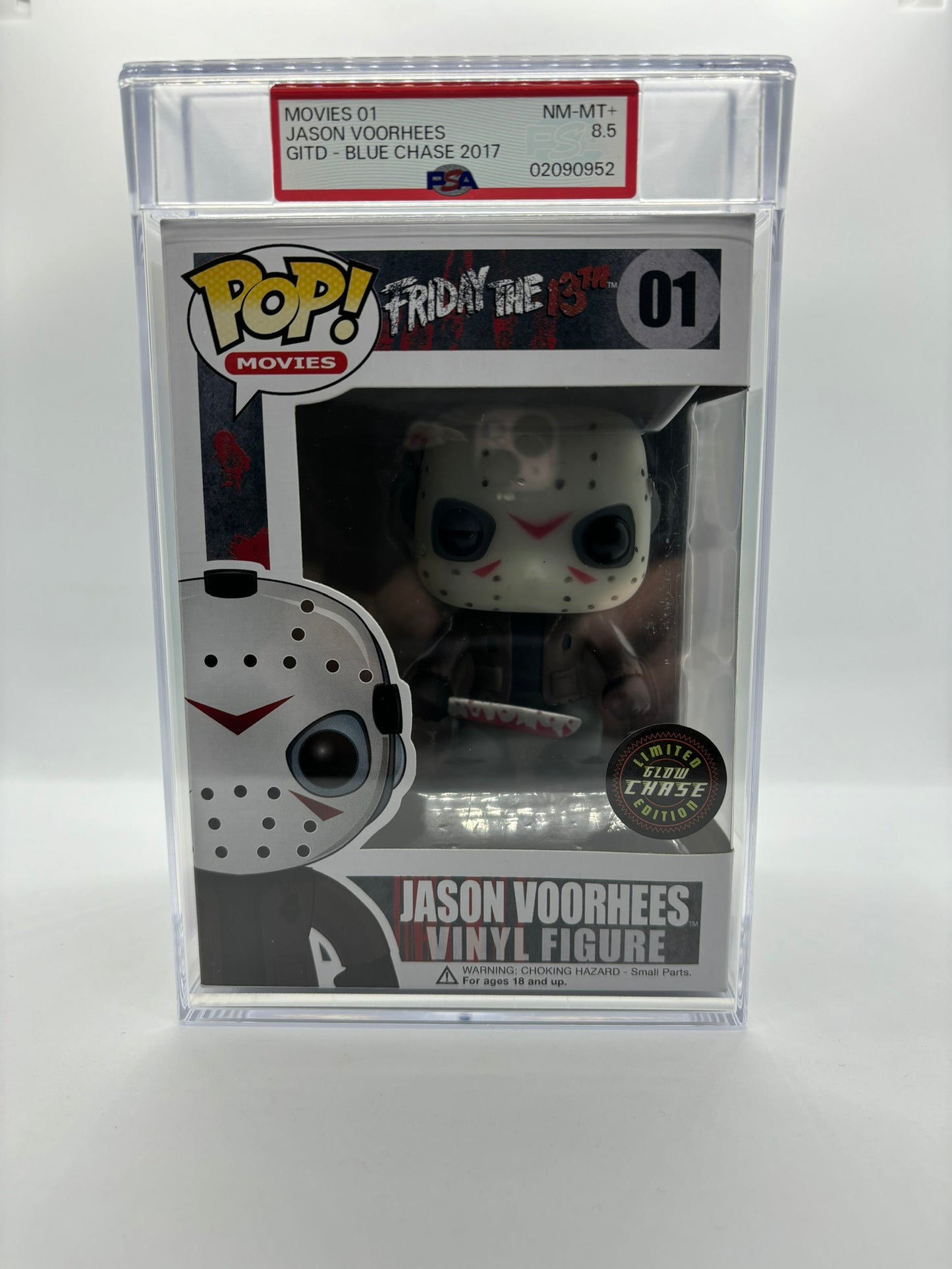 2017 Jason Voorhees Glow Chase PSA 8.5 Blue Glow