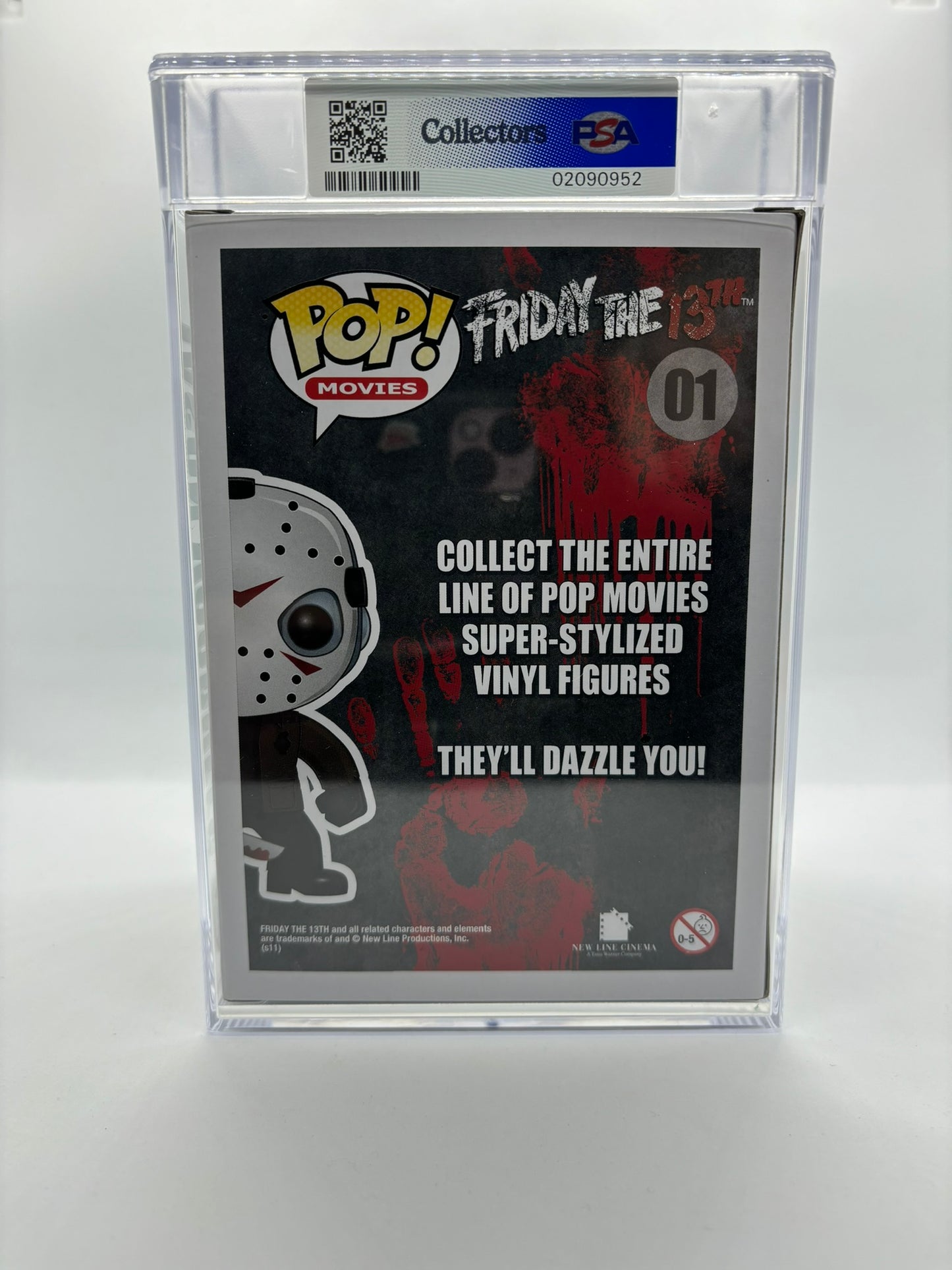 2017 Jason Voorhees Glow Chase PSA 8.5 Blue Glow