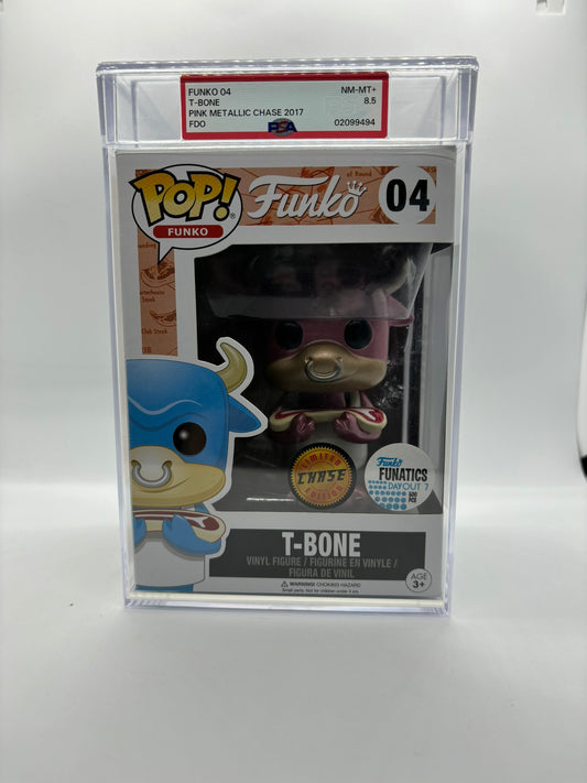 2017 T-Bone Pink Metallic Chase Funatics Day Out PSA 8.5