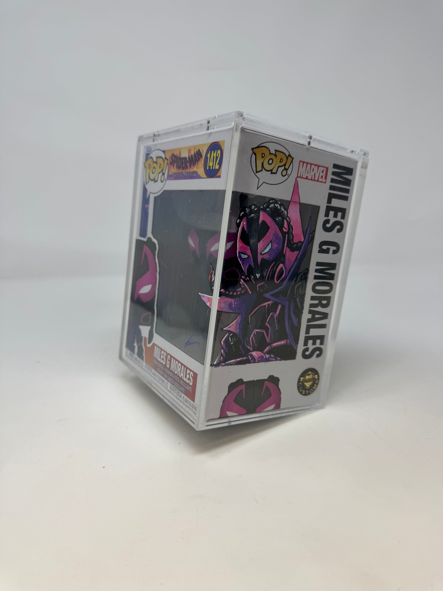 Marvel- Spider-Man Across The Spiderverse Miles G Morales 1412 TCC X Mooch Custom