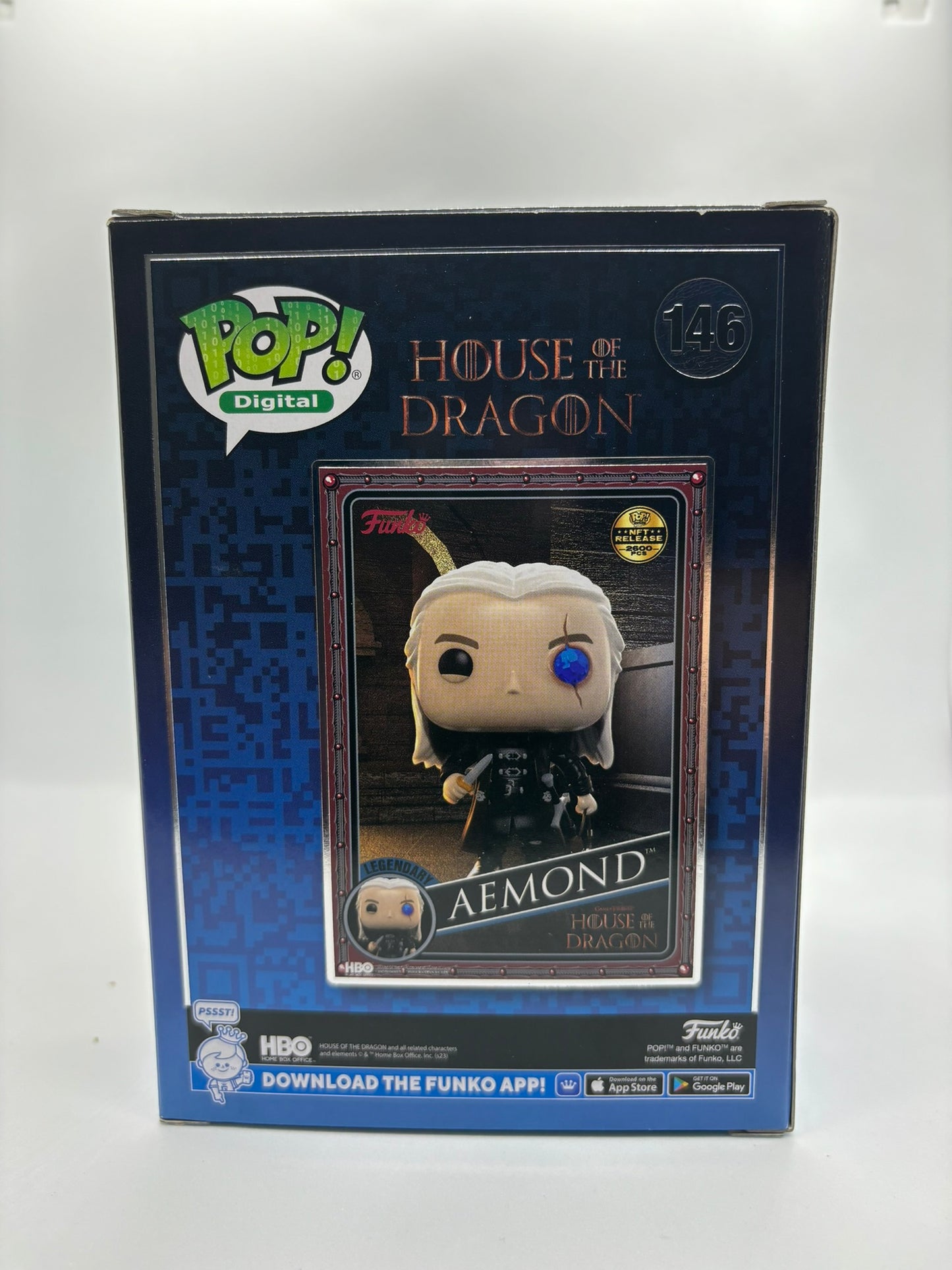 2023 Aemond Targaryen NFT Legendary LE 2600 pcs