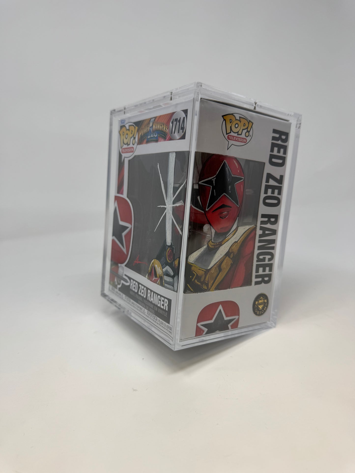 TV- Power Rangers Zeo Red Zeo Ranger 1714 TCC X Mooch Custom
